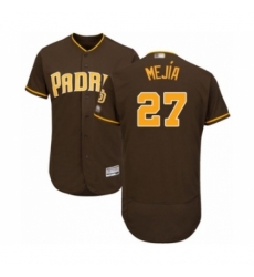 Men's San Diego Padres #27 Francisco Mejia Brown Alternate Flex Base Authentic Collection Baseball Player Jersey