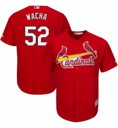 Youth Majestic St. Louis Cardinals #52 Michael Wacha Replica Red Alternate Cool Base MLB Jersey