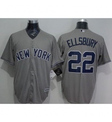 New York Yankees #22 Jacoby Ellsbury Grey New Cool Base Stitched MLB Jersey