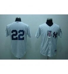 New York Yankees #22 Jacoby Ellsbury White Stitched MLB Jersey