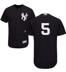 New York Yankees #5 Joe DiMaggio Navy Blue Flexbase Collection Stitched MLB Jersey