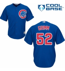 Youth Majestic Chicago Cubs #52 Justin Grimm Replica Royal Blue Alternate Cool Base MLB Jersey