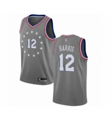 Women's Philadelphia 76ers #12 Tobias Harris Swingman Gray Basketball Jersey - City Edition