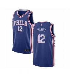 Youth Philadelphia 76ers #12 Tobias Harris Swingman Blue Basketball Jersey - Icon Edition