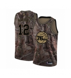 Youth Philadelphia 76ers #12 Tobias Harris Swingman Camo Realtree Collection Basketball Jersey