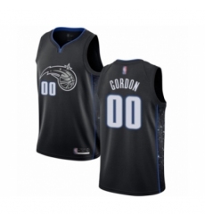 Men's Orlando Magic #00 Aaron Gordon Authentic Black Basketball Jersey - City Edition