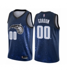 Men's Orlando Magic #00 Aaron Gordon Authentic Blue Basketball Jersey - City Edition