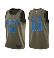 Men's Orlando Magic #00 Aaron Gordon Swingman Green Salute to Service Basketball Jersey