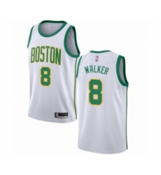 Women's Boston Celtics #8 Kemba Walker Swingman White Basketball Jersey - City Edition