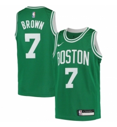 Youth Boston Celtics #7 Jaylen Brown Nike Kelly Green 2020-21 Swingman Jersey