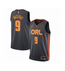 Youth Orlando Magic #9 Nikola Vucevic Swingman Charcoal Basketball Jersey - 2019 20 City Edition