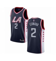 Women's Los Angeles Clippers #2 Kawhi Leonard Swingman Navy Blue Basketball Jersey - City Edition