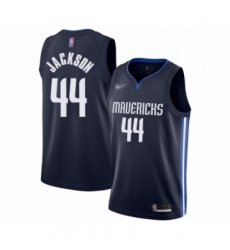 Women's Dallas Mavericks #44 Justin Jackson Swingman Navy Finished Basketball Jersey - Statement Edition