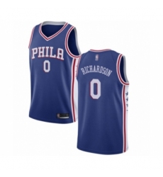 Youth Philadelphia 76ers #0 Josh Richardson Swingman Blue Basketball Jersey - Icon Edition