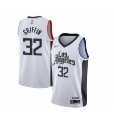 Youth Los Angeles Clippers #32 Blake Griffin Swingman White Basketball Jersey - 2019 20 City Edition