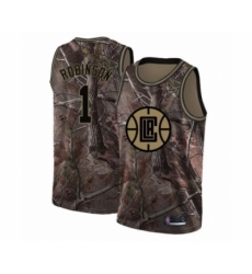 Men's Los Angeles Clippers #1 Jerome Robinson Swingman Camo Realtree Collection Basketball Jersey