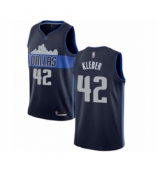 Men's Dallas Mavericks #42 Maxi Kleber Authentic Navy Blue Basketball Jersey Statement Edition