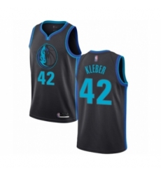 Youth Dallas Mavericks #42 Maxi Kleber Swingman Charcoal Basketball Jersey - City Edition