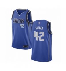 Youth Dallas Mavericks #42 Maxi Kleber Swingman Royal Blue Basketball Jersey - Icon Edition