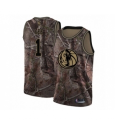 Men's Dallas Mavericks #1 Courtney Lee Swingman Camo Realtree Collection Basketball Jersey