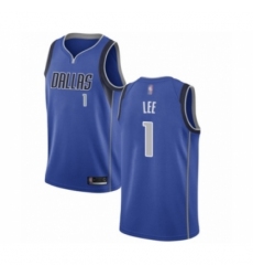 Women's Dallas Mavericks #1 Courtney Lee Authentic Royal Blue Basketball Jersey - Icon Edition