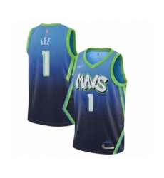 Women's Dallas Mavericks #1 Courtney Lee Swingman Blue Basketball Jersey - 2019 20 City Edition