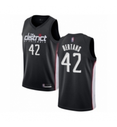 Youth Washington Wizards #42 Davis Bertans Swingman Black Basketball Jersey - City Edition