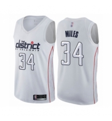 Youth Washington Wizards #34 C.J. Miles Swingman White Basketball Jersey - City Edition