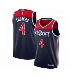 Youth Washington Wizards #4 Isaiah Thomas Swingman Navy Blue Finished Basketball Jersey - Statement Edition