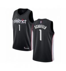 Women's Washington Wizards #1 Admiral Schofield Swingman Black Basketball Jersey - City Edition