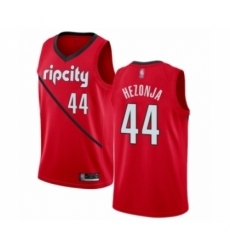 Men's Portland Trail Blazers #44 Mario Hezonja Red Swingman Jersey - Earned Edition