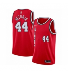 Youth Portland Trail Blazers #44 Mario Hezonja Swingman Red Hardwood Classics Basketball Jersey