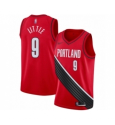 Women's Portland Trail Blazers #9 Nassir Little Swingman Red Finished Basketball Jersey - Statement Edition