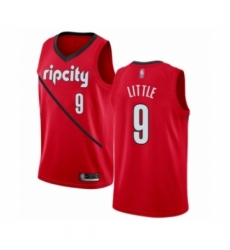 Youth Portland Trail Blazers #9 Nassir Little Red Swingman Jersey - Earned Edition