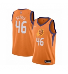 Women's Phoenix Suns #46 Aron Baynes Swingman Orange Finished Basketball Jersey - Statement Edition