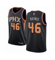 Youth Phoenix Suns #46 Aron Baynes Swingman Black Basketball Jersey Statement Edition