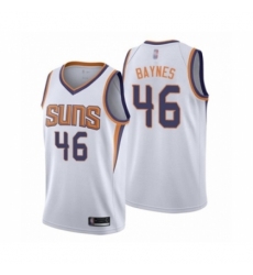 Youth Phoenix Suns #46 Aron Baynes Swingman White Basketball Jersey - Association Edition