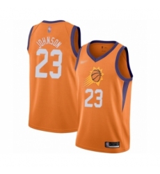 Men's Phoenix Suns #23 Cameron Johnson Authentic Orange Finished Basketball Jersey - Statement Edition