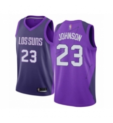 Youth Phoenix Suns #23 Cameron Johnson Swingman Purple Basketball Jersey - City Edition