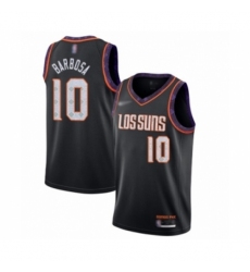 Youth Phoenix Suns #10 Leandro Barbosa Swingman Black Basketball Jersey - 2019 20 City Edition