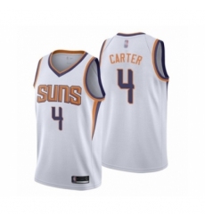 Men's Phoenix Suns #4 Jevon Carter Authentic White Basketball Jersey - Association Edition