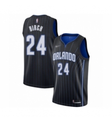 Youth Orlando Magic #24 Khem Birch Swingman Black Basketball Jersey Statement Edition