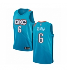 Women's Oklahoma City Thunder #6 Hamidou Diallo Swingman Turquoise Basketball Jersey - City Edition