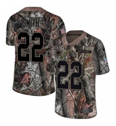 Men's Nike Dallas Cowboys #22 Emmitt Smith Camo Rush Realtree Limited NFL Jersey