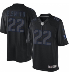 Men's Nike Dallas Cowboys #22 Emmitt Smith Limited Black Impact NFL Jersey