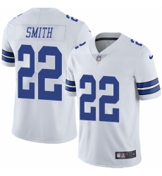 Men's Nike Dallas Cowboys #22 Emmitt Smith White Vapor Untouchable Limited Player NFL Jersey