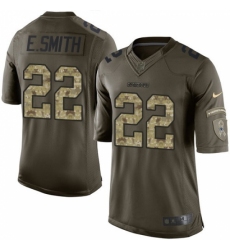 Youth Nike Dallas Cowboys #22 Emmitt Smith Elite Green Salute to Service NFL Jersey