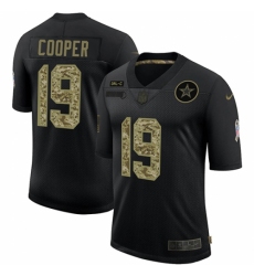 Men's Dallas Cowboys #19 Amari Cooper Camo 2020 Salute To Service Limited Jersey