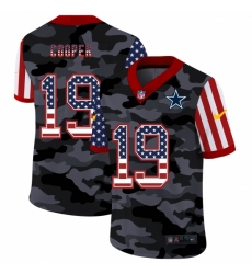 Men's Dallas Cowboys #19 Amari Cooper Camo Flag Nike Limited Jersey