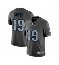 Men's Dallas Cowboys #19 Amari Cooper Limited Gray Static Fashion Limited Football Jersey